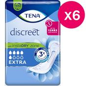 TENA Lady Discreet Extra incontinence Pads 10 Pack x6 image
