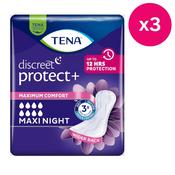TENA Lady Maxi Night Incontinence Pads 6 Pack x3 image
