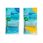 TePe Interdental Brushes Original Blue 8s &amp; Original Yellow 8s