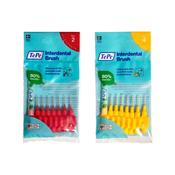 TePe Interdental Brushes Original Red 8s &amp; Original Yellow 8s