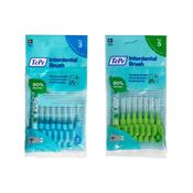 TePe Interdental Brushes Original Blue 8s &amp; Original Green 8s