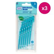 TePe Angle Interdental Brush Blue Size 3 6s x3 image