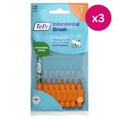 TePe Interdental Brushes Original Orange 8s x3 image