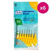 TePe Interdental Brushes Original Yellow Size 4 8s x 6 image