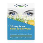 The Eye Doctor Biodegradable Hayfever Relief Eyelid Wipes 20 Pack