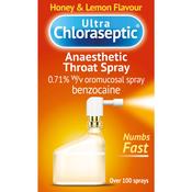Ultra Chloraseptic Anaesthetic Throat Spray Honey And Lemon