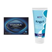 VIAGRA Connect 50mg 4 + Kynect Personal Lubricant image