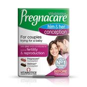 Vitabiotics Pregnacare Him &amp; Her Conception 30 Tablets + 30 Tablets