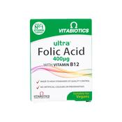 Vitabiotics Ultra Folic Acid 400ug with Vitamin B12 60 Tablets