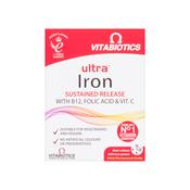 Vitabiotics Ultra Iron With B12 Folic Acid &amp; Vitamin C 30 Tablets image