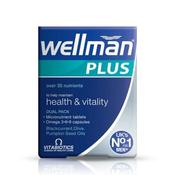 Vitabiotics Wellman Plus Omega 3-6-9 28 Tablets + 28 Capsules