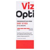 VizOpti Preservative Free Dry Eyes Eye Drops 10ml
