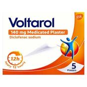 Voltarol Medicated Plaster 140mg 5 Pack image