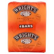 Wrights Traditional Soap 100g x 4