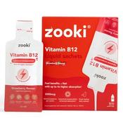 Zooki Liposomal Vitamin B12 2500mcg, Strawberry Flavour 10ml, 30 Sachets image