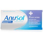 Anusol Soothing Relief Suppositories for Hemorrhoids and Piles Treatment 12 Pack