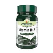 Natures Aid Vitamin B12 1000iug (Sublingual) Cherry Flavour 90 Tablets image