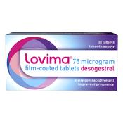 Lovima 75 microgram film-coated tablets image