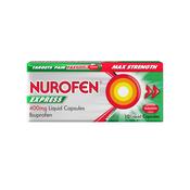 Nurofen Express 400mg 10 Liquid Capsules image