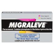 Migraleve 8 Pink &amp; 4 Yellow Tablets