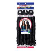 Freetress 3X French Curl 22" | Pre-Stretched Braiding Hair | LocsNco Ireland