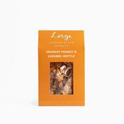 Crunchy Peanut &amp; Caramel Brittle 200G — Lorge Chocolatier image