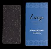 Dark Chocolate &amp; Raspberry Bar — Lorge Chocolatier image