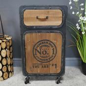 Industrial Bedside Cabinet - Lots Furnishings image