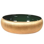 Two Tone Gold and Green Decorative Bowl - Lots Furnishings