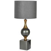 Grey Lamp Gold Table Lamp - Lots Furnishings image