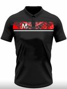 Moza Polo Shirt - Blk/Red image