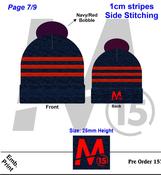 M15 Team Bobble - Nvy/Red