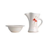 Jug &amp; Sugar Bowl (109E) Louis Mulcahy Pottery image