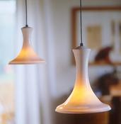Porcelain Med. Conical Ceiling  (P435BWP) Louis Mulcahy Pottery