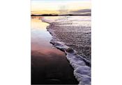 Evening light on Enniscrone beach, West Sligo by Sarah O'Connell