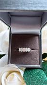 Oval Moissanite Eternity- Sterling Silver
