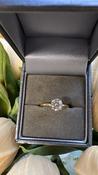 Luna Solitaire Moissanite Ring - Gold image