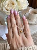 9ct Gold Champagne Blossom Ring image