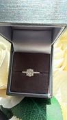 Sterling Silver Circle Diamond Cut Ring