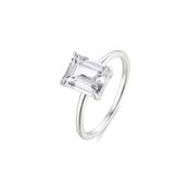 Clara Gold Plated Solitaire Ring image
