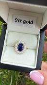 9ct Gold Sapphire Bloom Ring