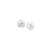 Mini Sterling Silver Basket Earrings