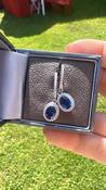 Sterling Silver Sapphire Earrings