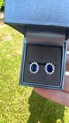 Sterling Silver Sapphire Earrings