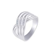 Interwoven Sterling Silver Ring image