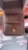 Solid 9ct Gold Pearl  Pendant (9ct Solid Gold pendant &amp; chain)