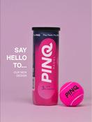 PINQ Pink Padel Balls - Tube of 3 balls
