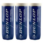 Triple Pack Dunlop FORT |3 Tubes of 3 Balls