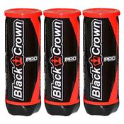 Triple Pack Black Crown Pro | 3 Tubes Of 3 Balls
