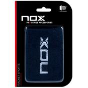 NOX sport wristbands Navy Blue/White (Pair)